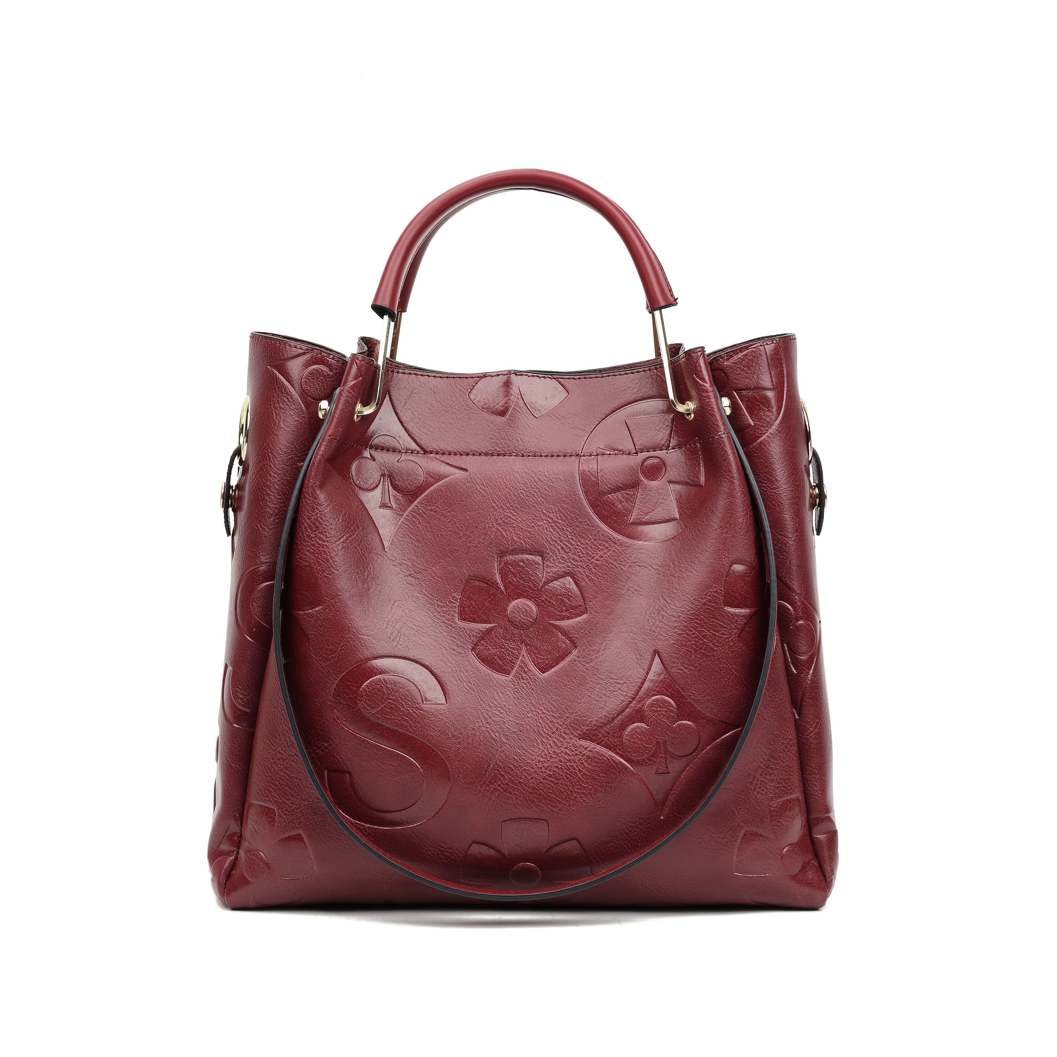 LUNA | FLORAL EMBOSSED HANDBAG SET Bennet & Stone London