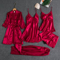 REBECCA | 5-PIECE SILK LACE NIGHTWEAR SET Bennet & Stone London