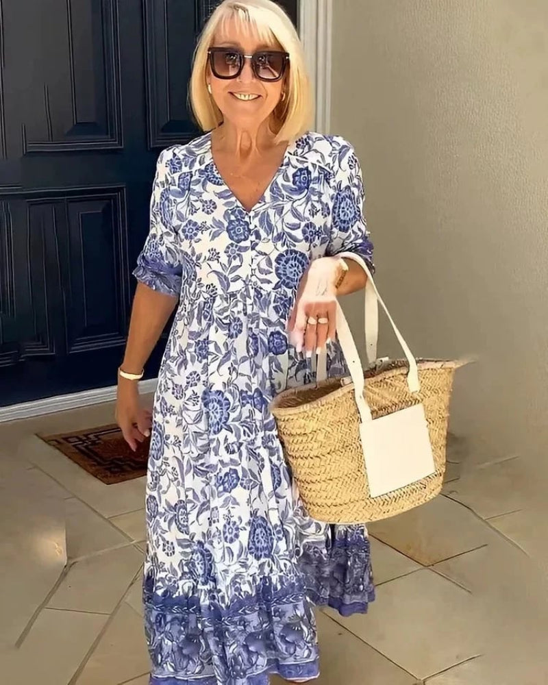 FAYE | ELEGANT AIRY FLORAL DRESS Bennet & Stone London