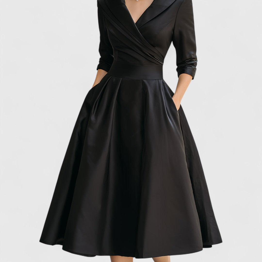 Millie | Graceful Silhouette Midi Dress Bennet & Stone London