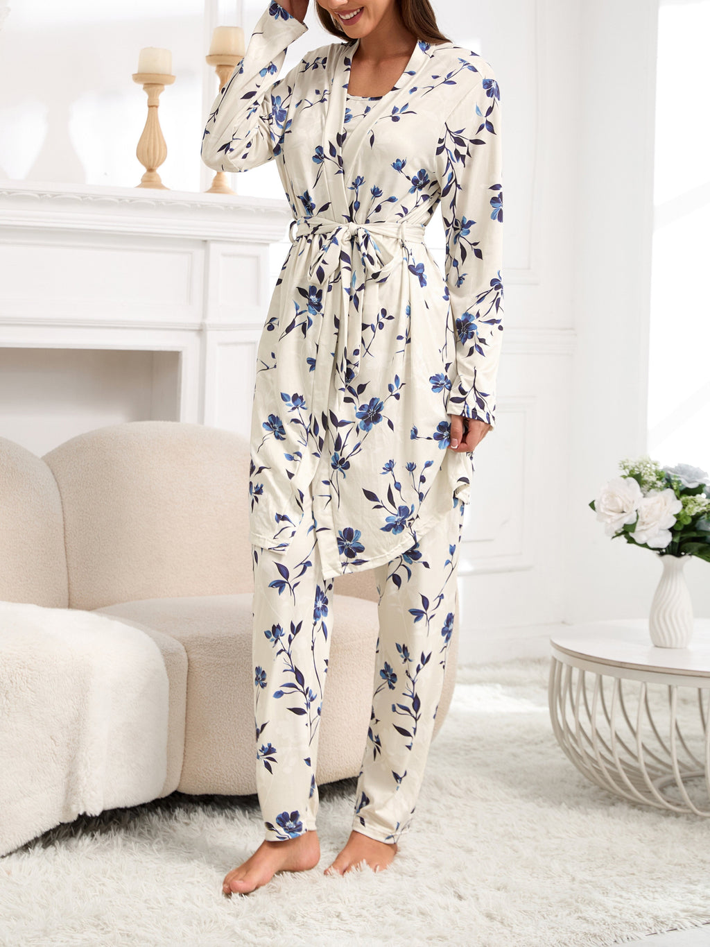 KATHY | VINTAGE FLORAL PAJAMA SET Bennet & Stone London