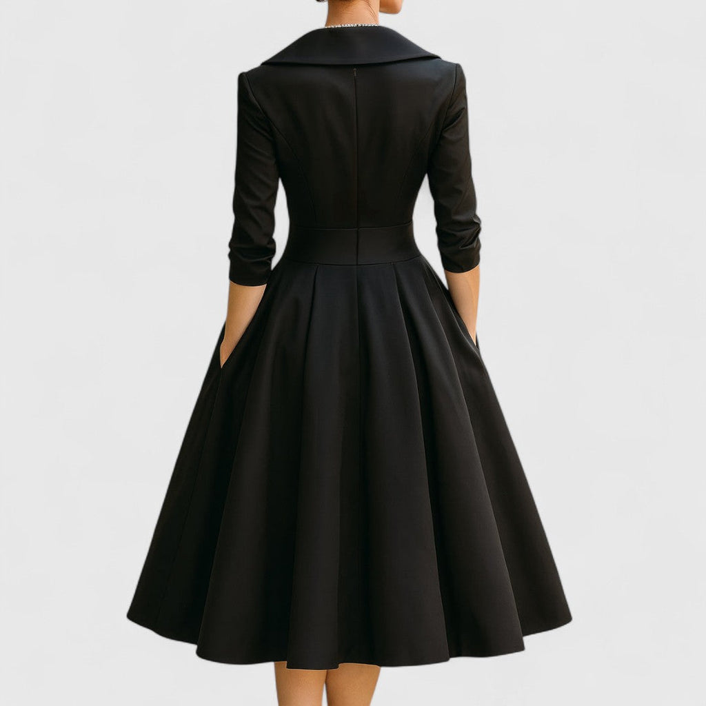 Millie | Graceful Silhouette Midi Dress Bennet & Stone London