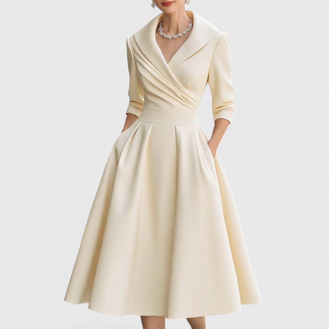 Millie | Graceful Silhouette Midi Dress Bennet & Stone London