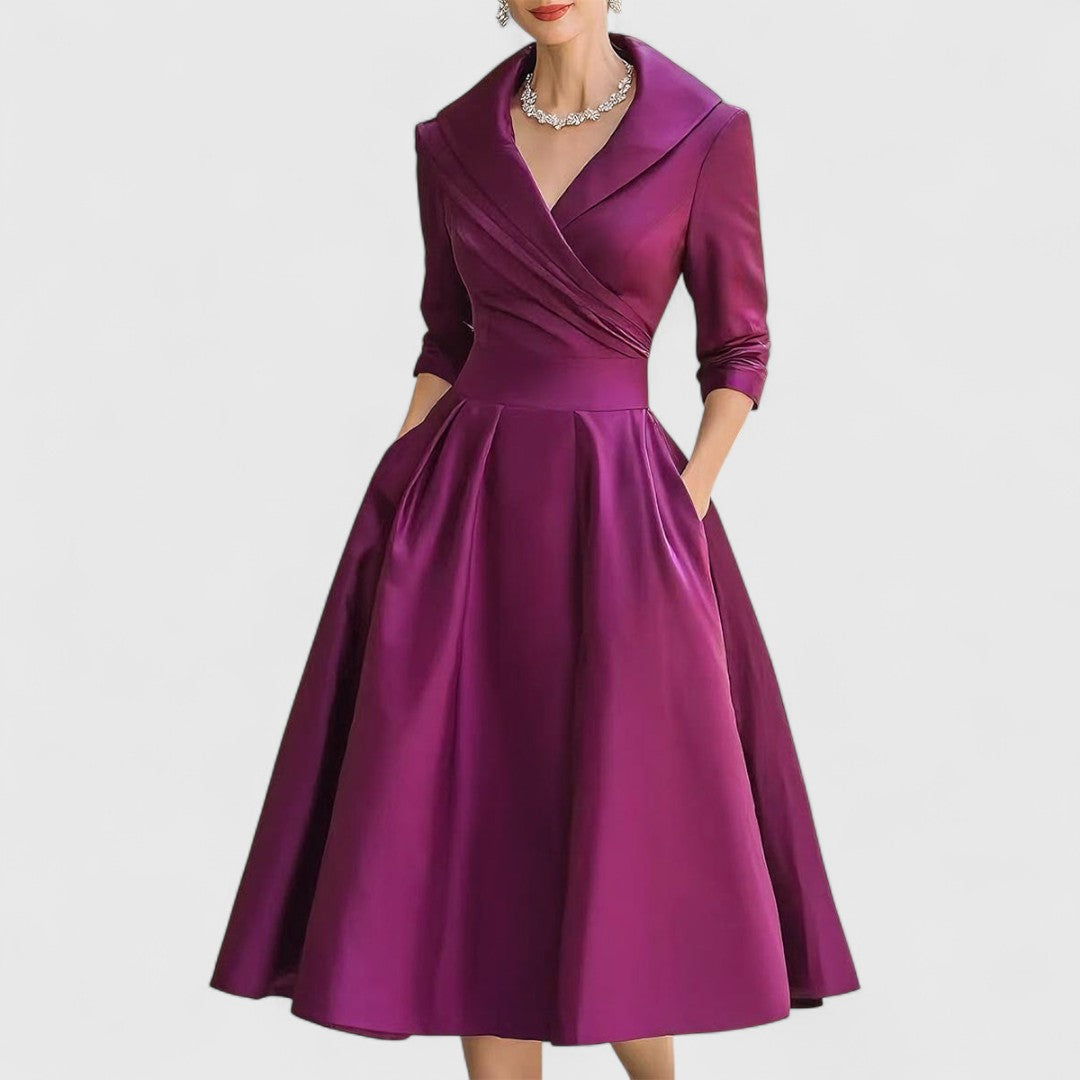 Millie | Graceful Silhouette Midi Dress Bennet & Stone London