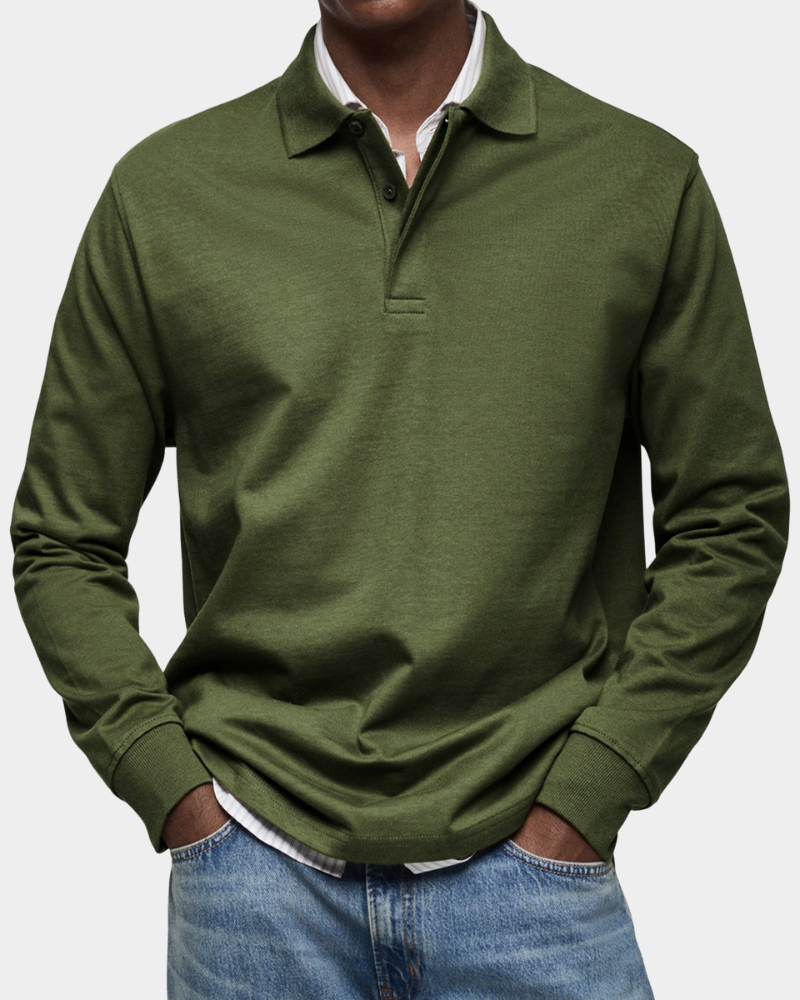 CHARLES | CLASSIC LONG-SLEEVE POLO Bennet & Stone London