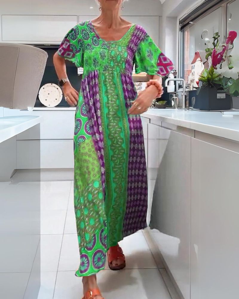 CORINNE | COLOURFUL BOHEMIAN DRESS Bennet & Stone London