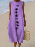 EMMA | VIOLET BLOOM MIDI DRESS Bennet & Stone London