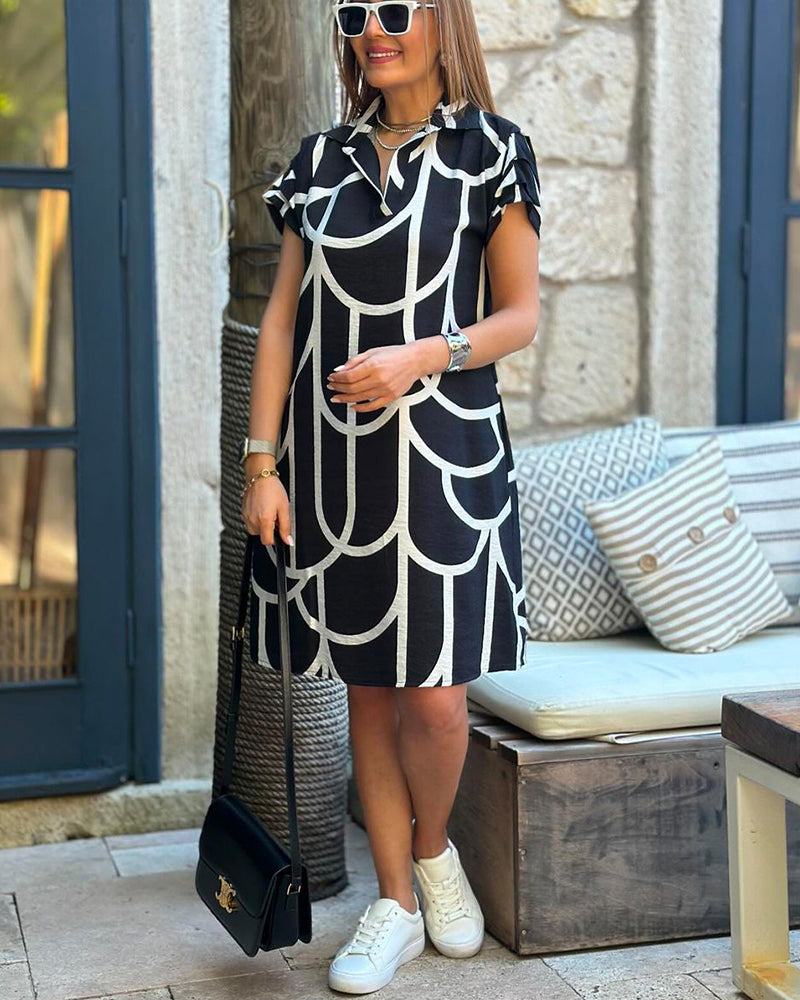 PATRICIA | SHORT-SLEEVE DRESS Bennet & Stone London