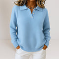 PHOEBE | SOFT COLLARED KNIT JUMPER Bennet & Stone London