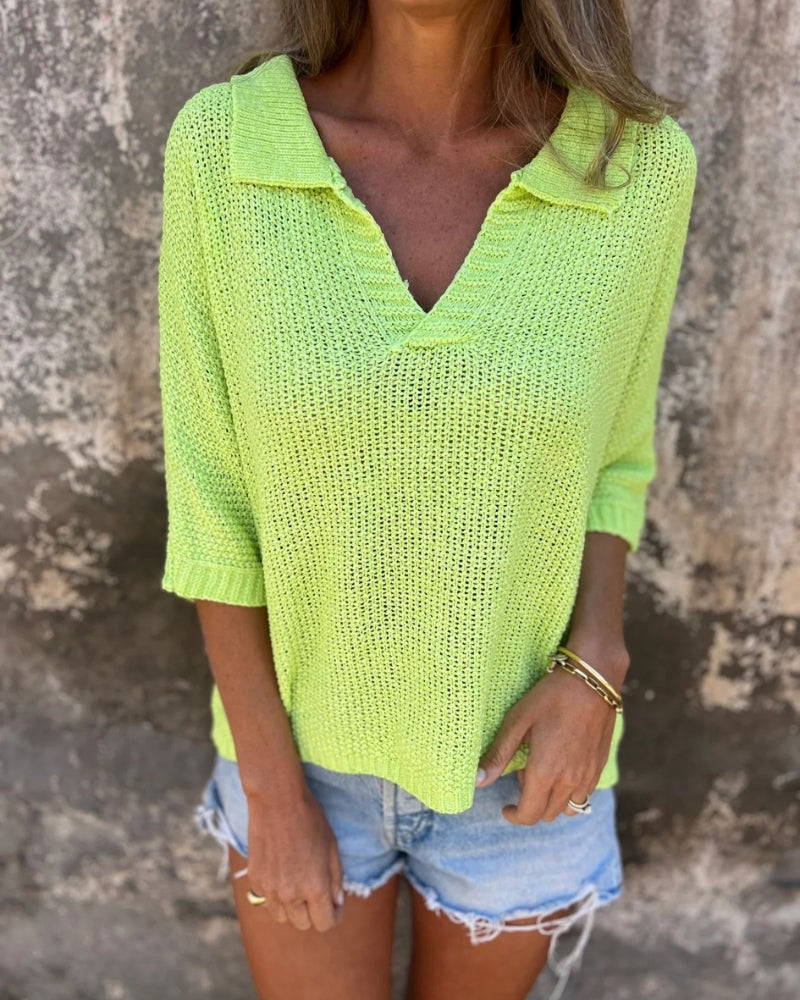 HILDA | BOHO KNIT TOP Bennet & Stone London