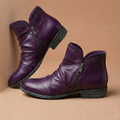 LAVINIA | ORTHOPAEDIC RUCHED ANKLE BOOTS Bennet & Stone London