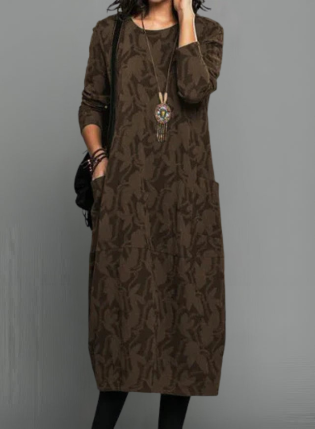 Dina | Elegant Winter Dress Bennet & Stone London