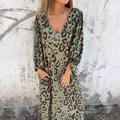DENISE | DRESS WITH LEOPARD PRINT Bennet & Stone London