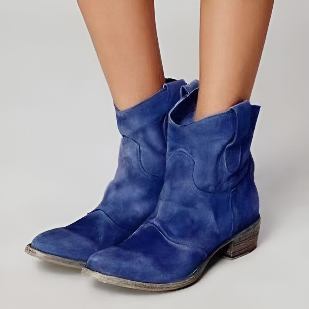DELIA | COMFORT WIDE-HEEL BOOTS Bennet & Stone London