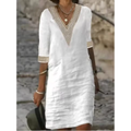 EVELYN | BREATHABLE EMBROIDERED DRESS Bennet & Stone London
