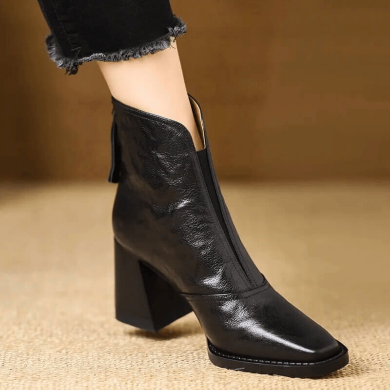 VIVIEN | ELEGANT HEELED ANKLE BOOTS Bennet & Stone London