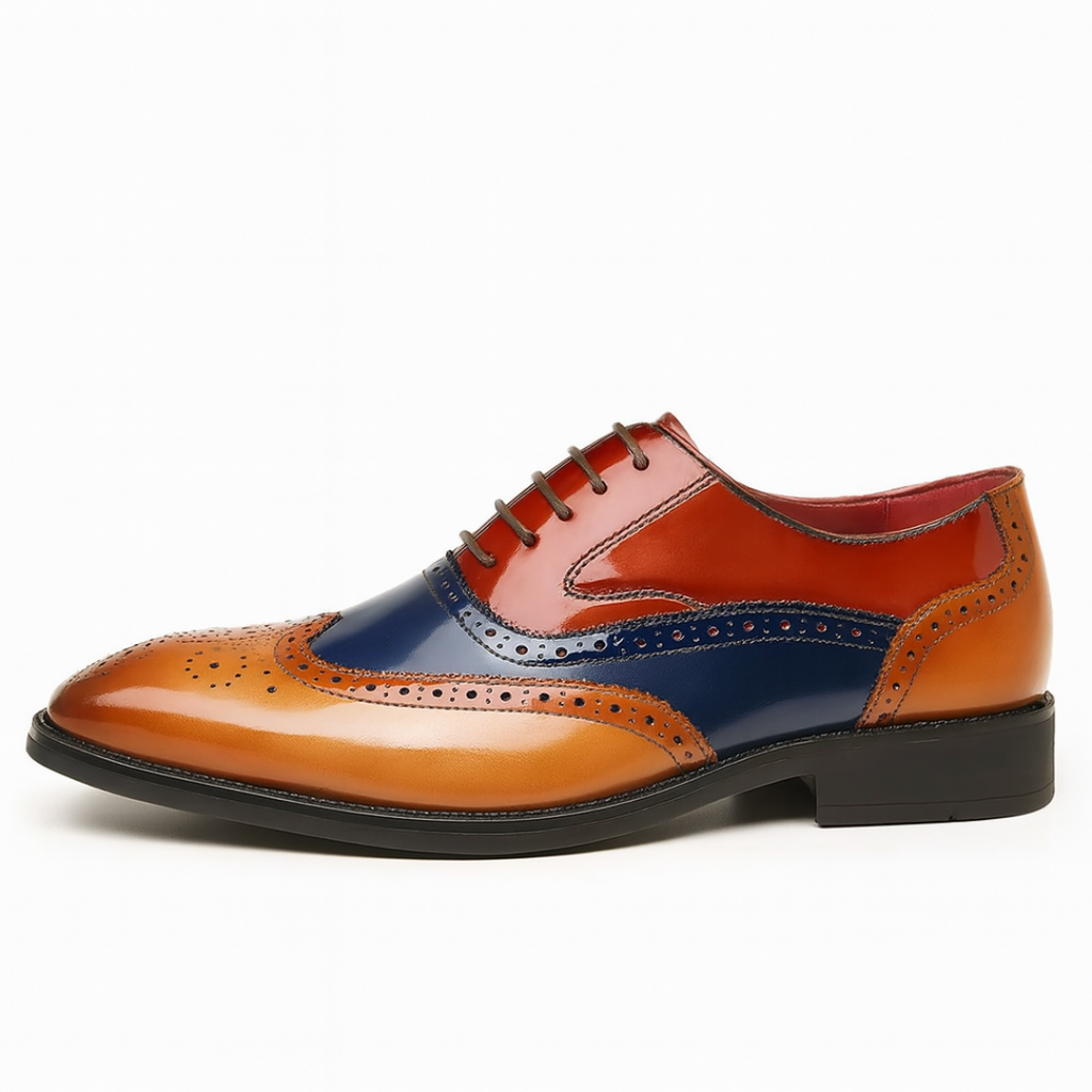 EDMUND | COLOURBLOCK ORTHOPAEDIC BROGUES Bennet & Stone London