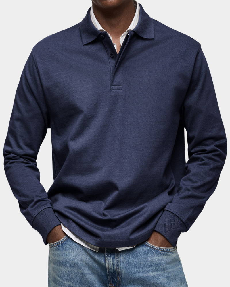 CHARLES | CLASSIC LONG-SLEEVE POLO Bennet & Stone London