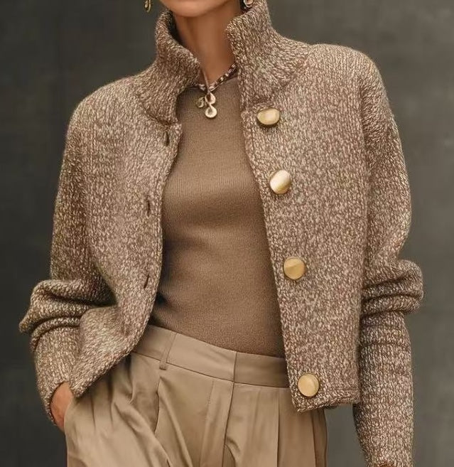 TABITHA | BUTTON-FRONT KNIT CARDIGAN Bennet & Stone London