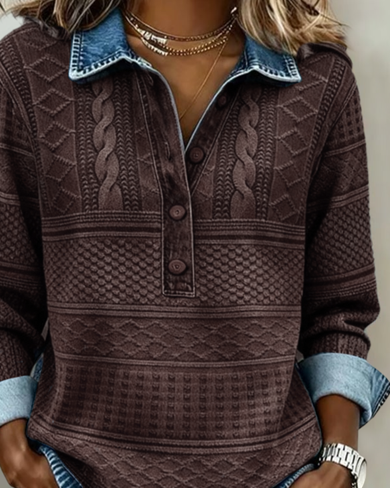ROSEMARIE | COLLAR JUMPER Bennet & Stone London