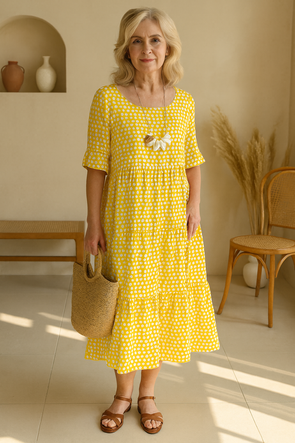 IRIS | SABLE SHORT-SLEEVE MIDI DRESS Bennet & Stone London