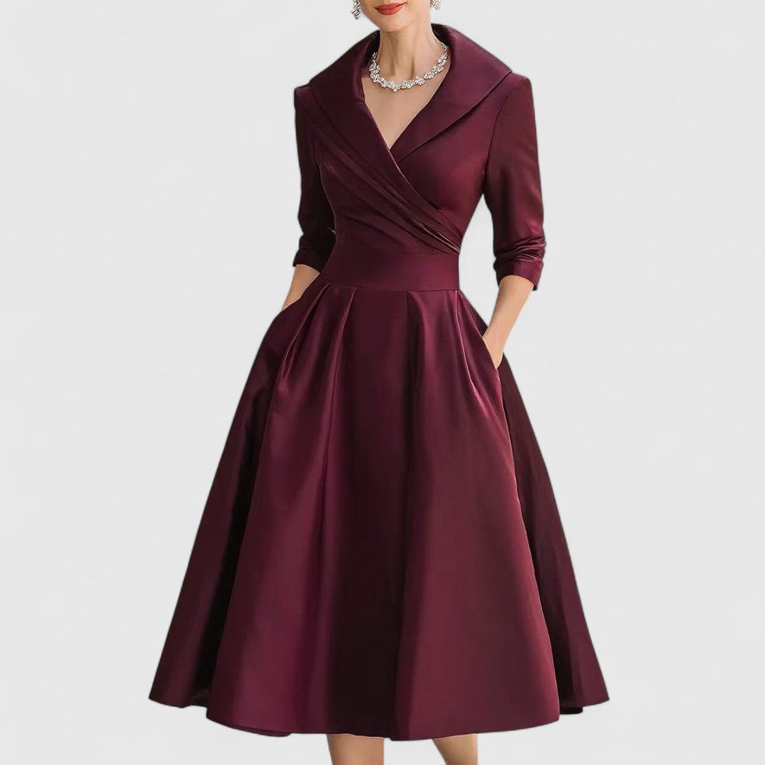 Millie | Graceful Silhouette Midi Dress Bennet & Stone London
