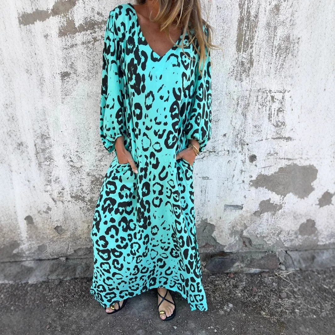 DENISE | DRESS WITH LEOPARD PRINT Bennet & Stone London