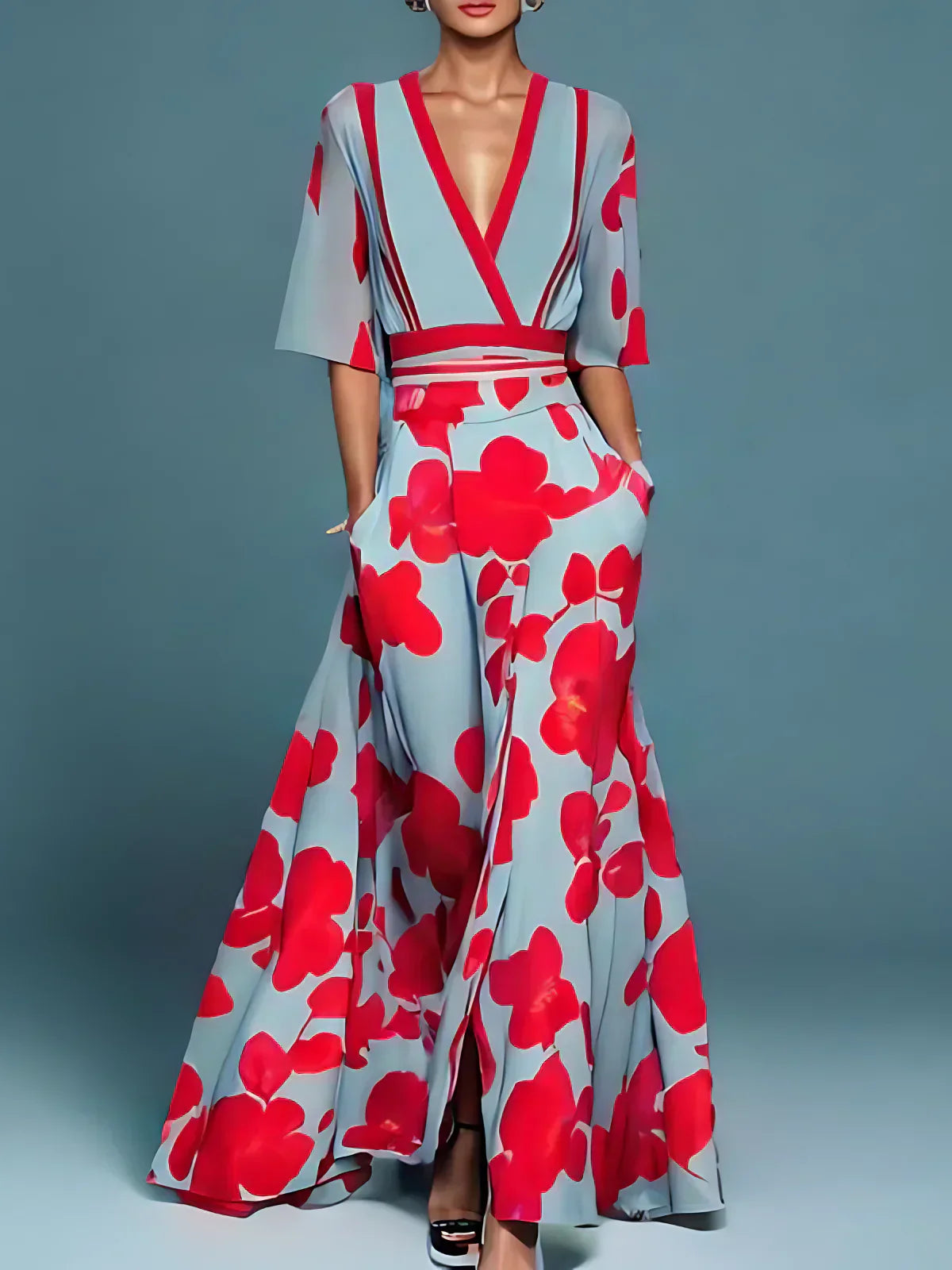 LAURE | ELEGANT FLORAL DRESS Bennet & Stone London