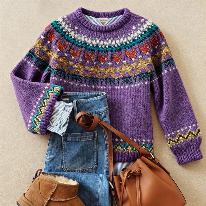 SOLVA | CLASSIC VINTAGE KNIT SWEATER Bennet & Stone London