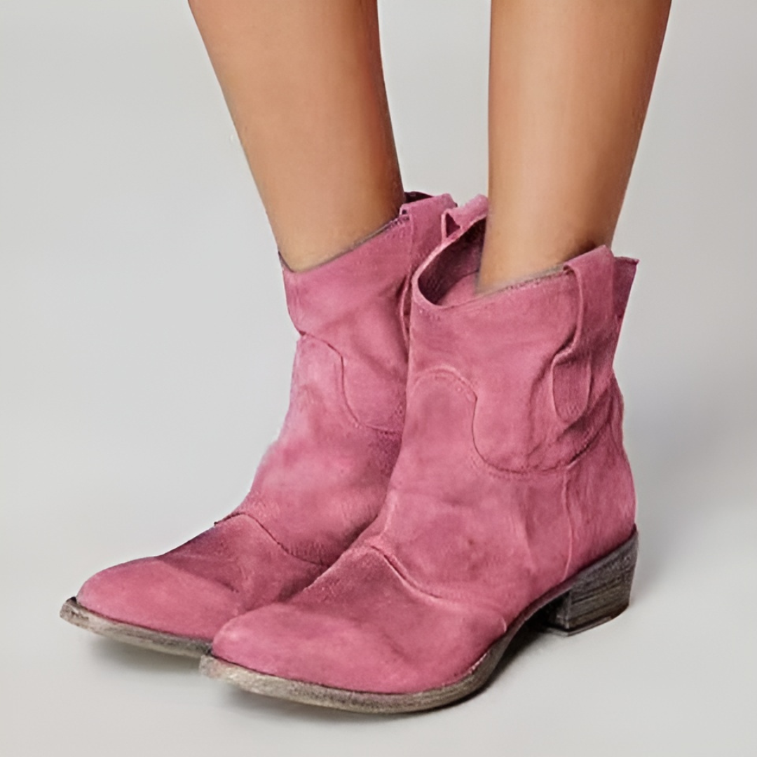 DELIA | COMFORT WIDE-HEEL BOOTS Bennet & Stone London