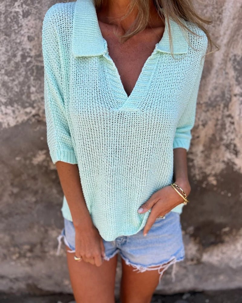 HILDA | BOHO KNIT TOP Bennet & Stone London