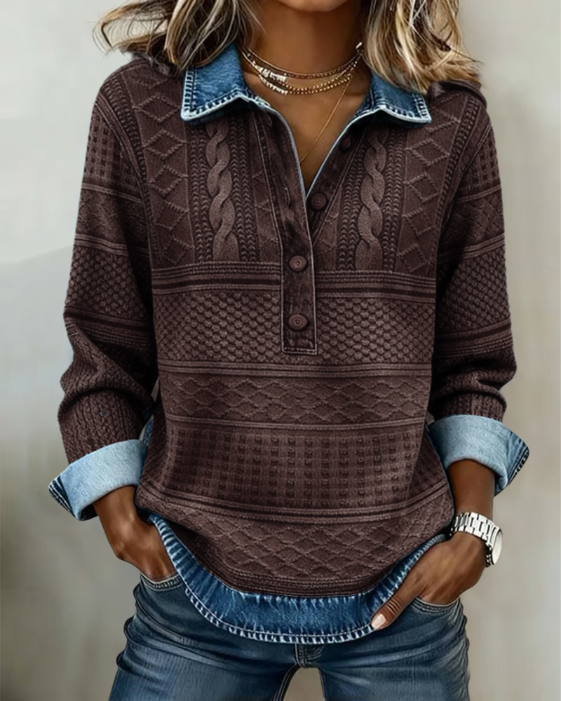 ROSEMARIE | COLLAR JUMPER Bennet & Stone London