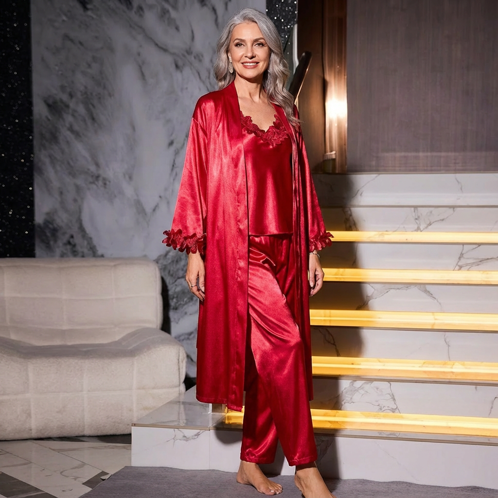 EUNICE | 3-PIECE SLEEPWEAR SET Bennet & Stone London
