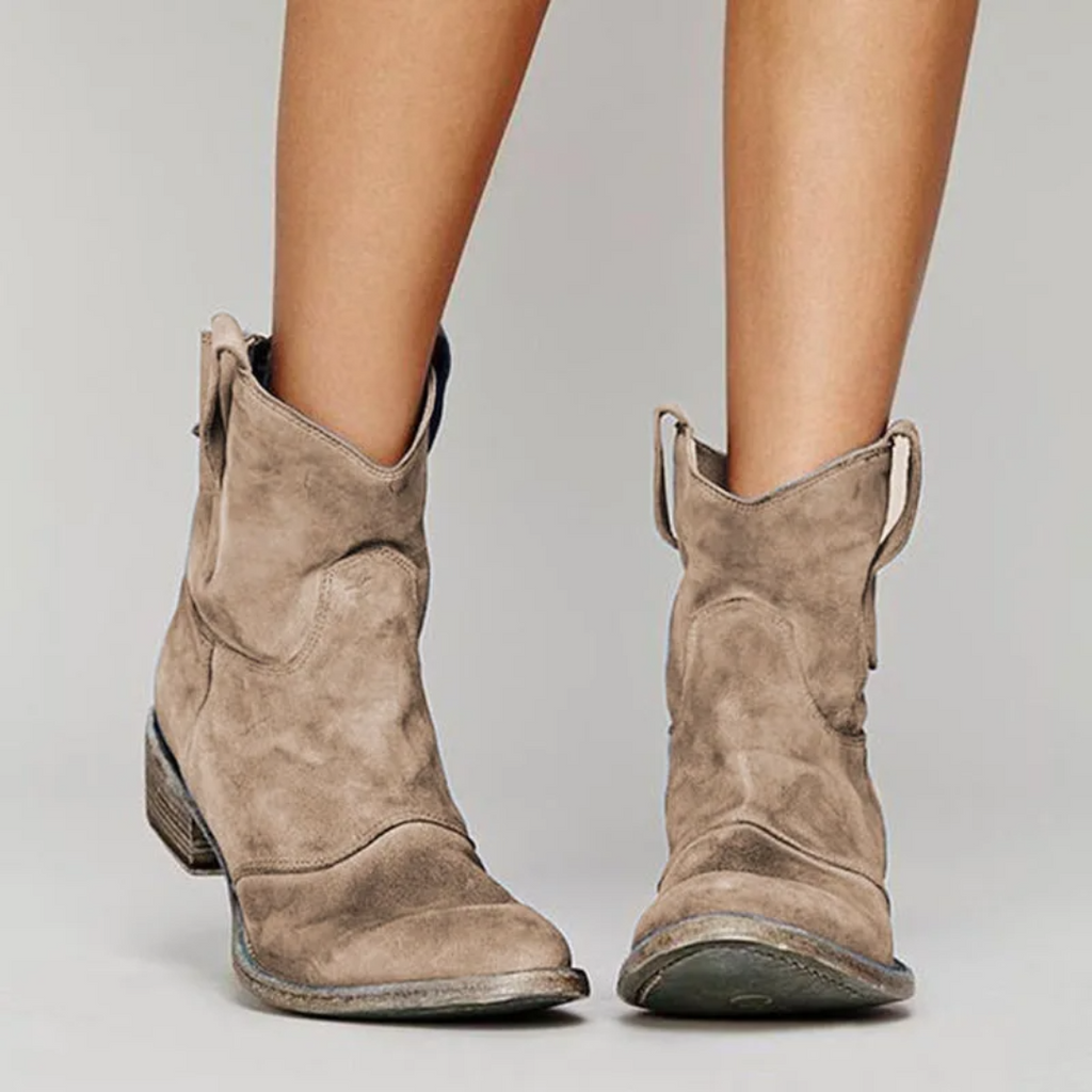 DELIA | COMFORT WIDE-HEEL BOOTS Bennet & Stone London