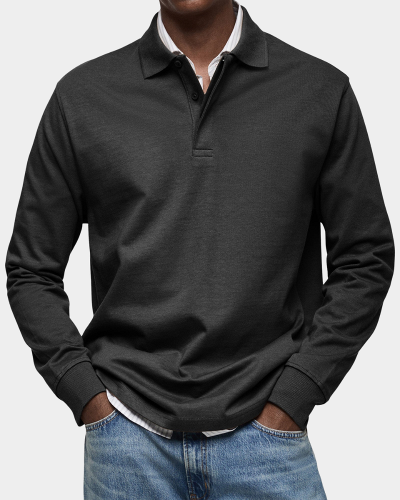 CHARLES | CLASSIC LONG-SLEEVE POLO Bennet & Stone London