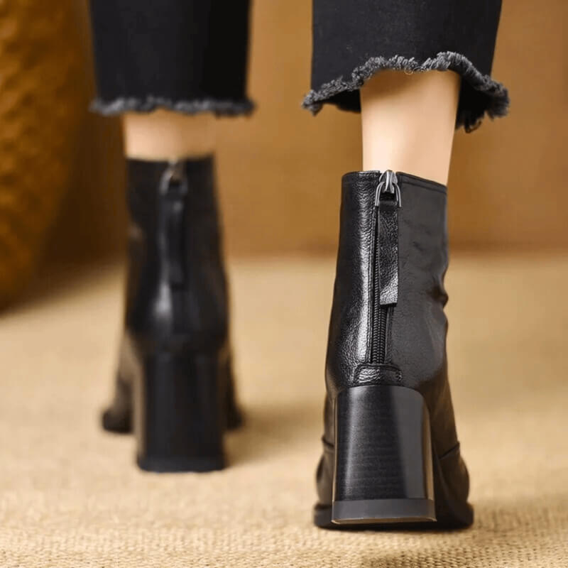 VIVIEN | ELEGANT HEELED ANKLE BOOTS Bennet & Stone London