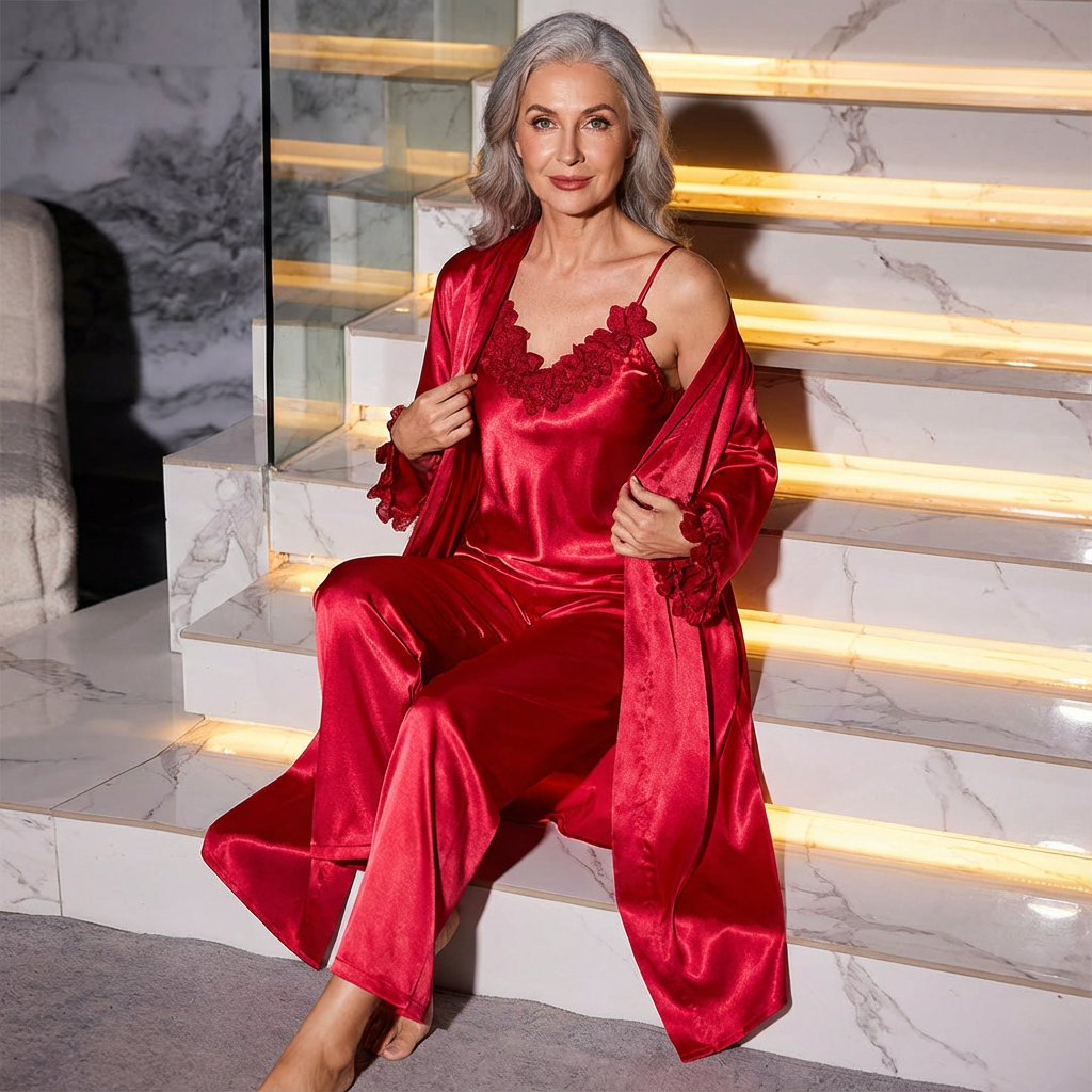 EUNICE | 3-PIECE SLEEPWEAR SET Bennet & Stone London