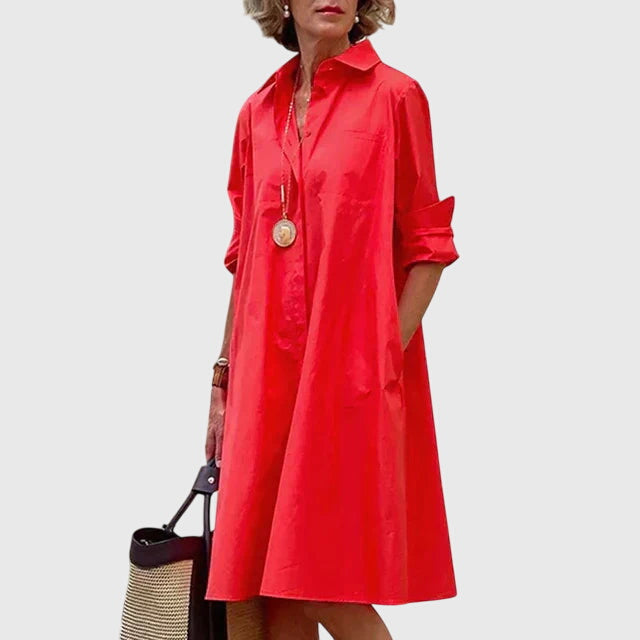 PAIGE | ELEGANT DRESS WITH POCKETS Bennet & Stone London