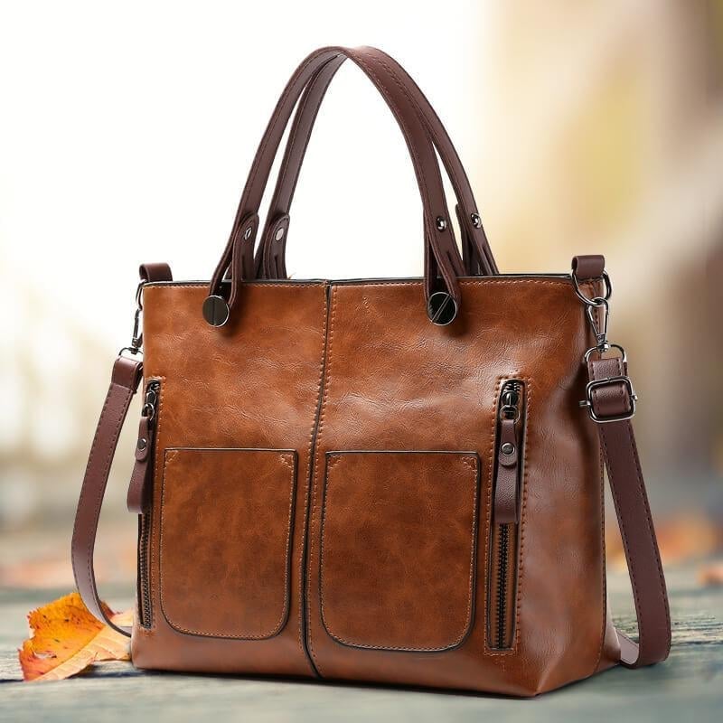WINSLET - ICONIC RETRO PU LEATHER CROSSBODY HANDBAG Bennet & Stone London
