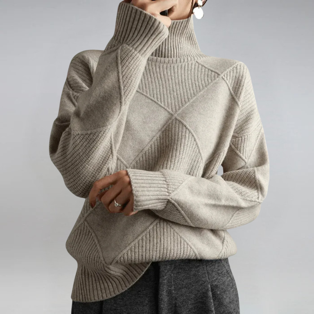 ANNE | LUXE TURTLENECK SWEATER Bennet & Stone London