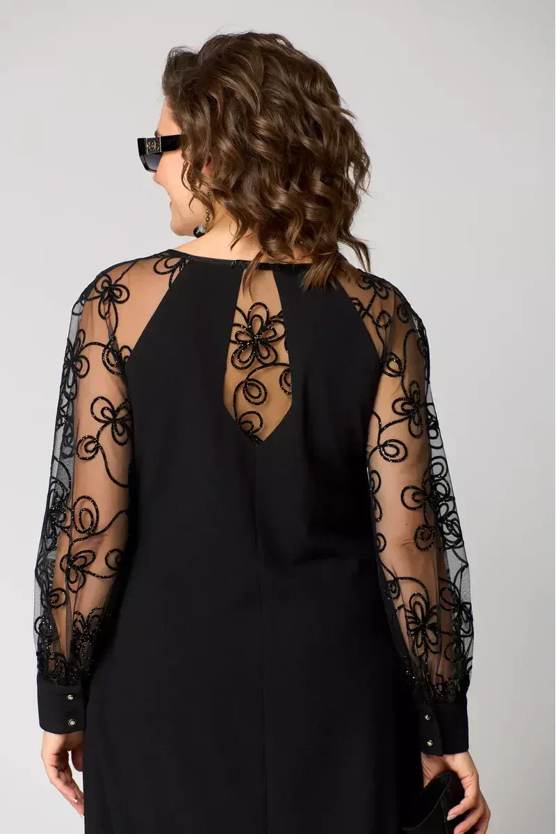 WINIFRED | BLACK LACE ELEGANT DRESS Bennet & Stone London