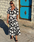 SHARON | ELEGANT DRESS WITH TUMMY COVERAGE Bennet & Stone London