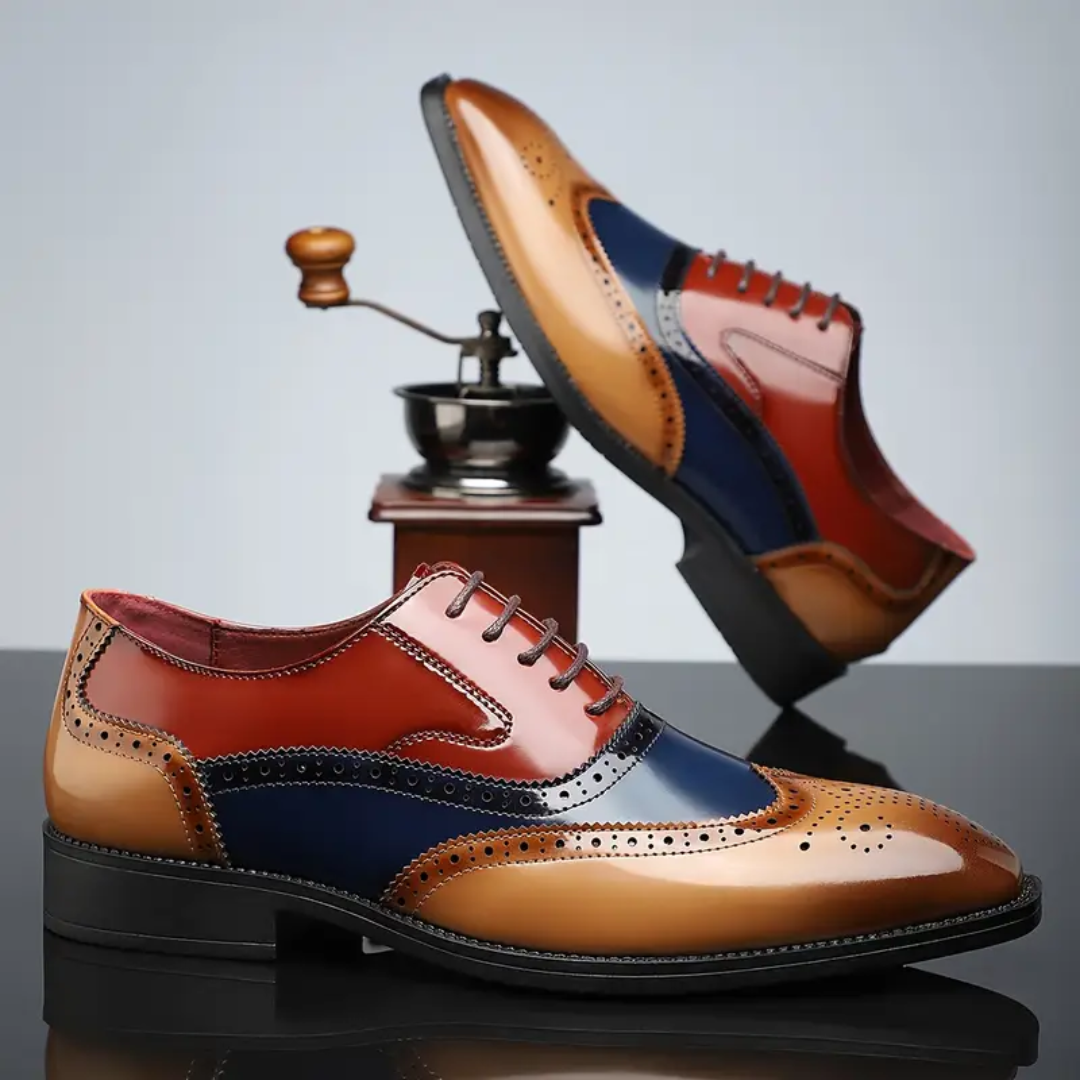 EDMUND | COLOURBLOCK ORTHOPAEDIC BROGUES Bennet & Stone London