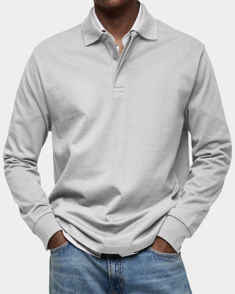 CHARLES | CLASSIC LONG-SLEEVE POLO Bennet & Stone London