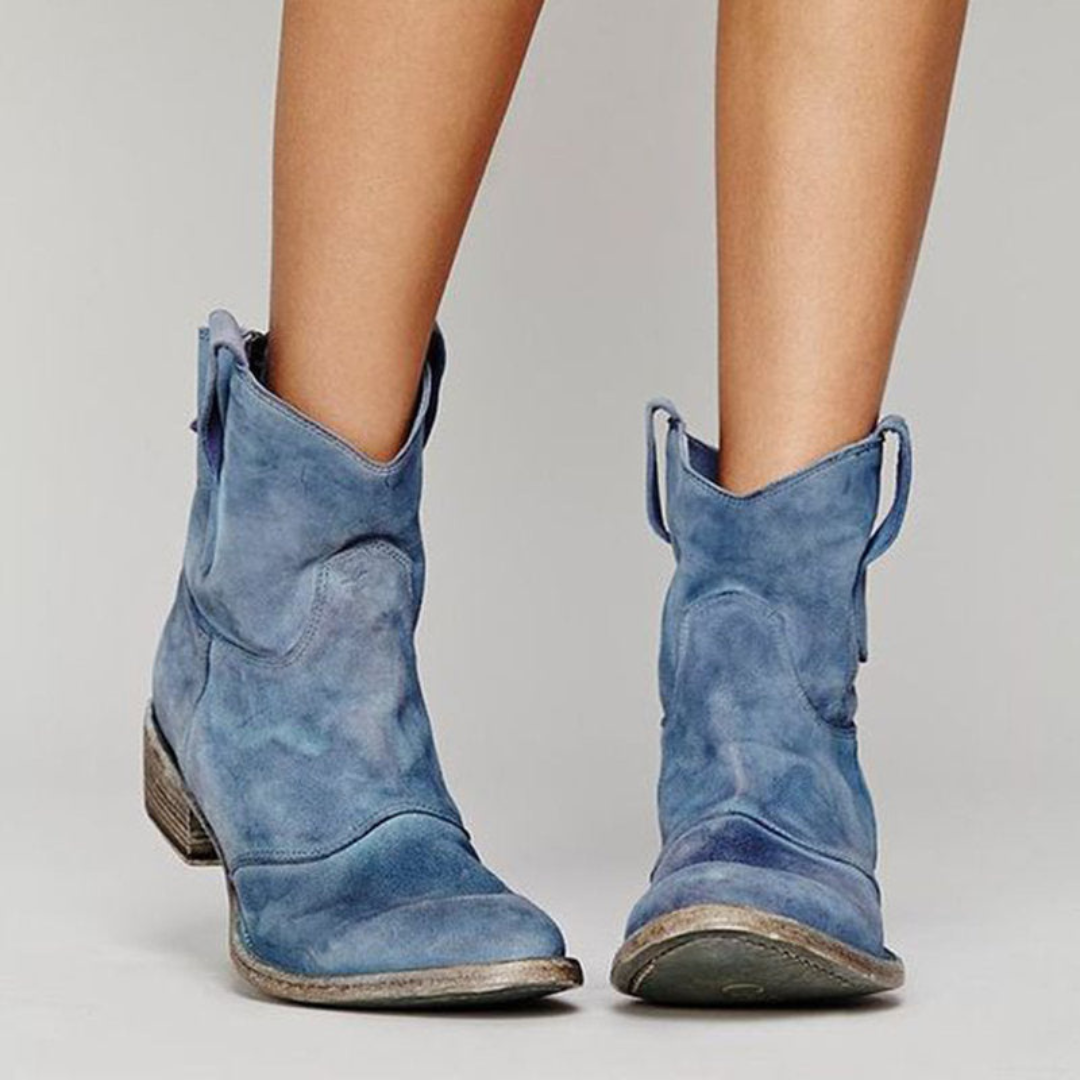 DELIA | COMFORT WIDE-HEEL BOOTS Bennet & Stone London