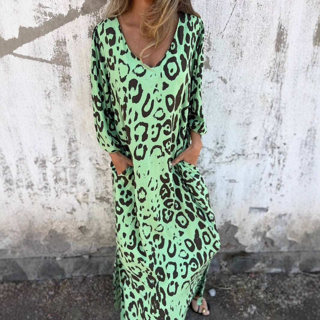 DENISE | DRESS WITH LEOPARD PRINT Bennet & Stone London