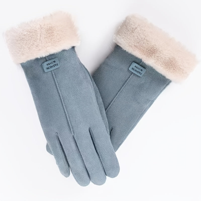 PRISCILLA | FUR-LINED WINTER GLOVES Bennet & Stone London