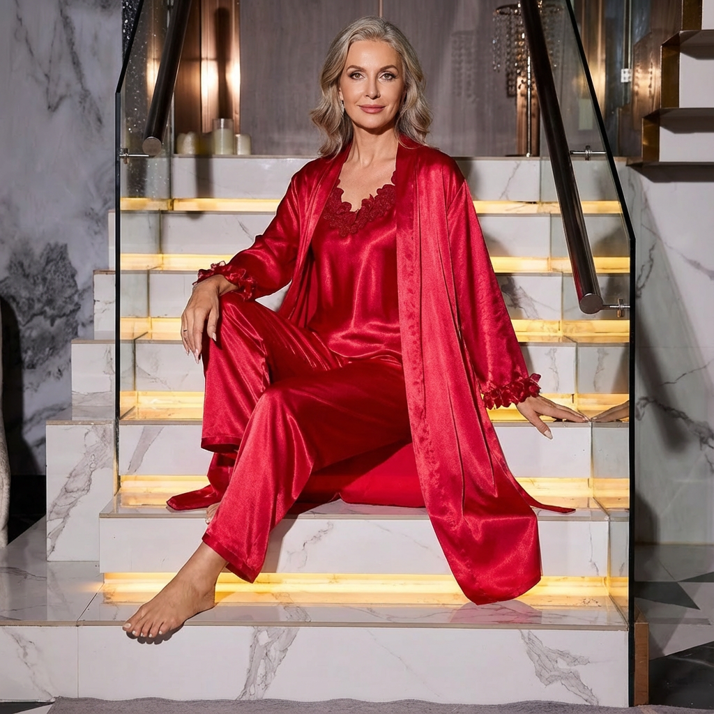 EUNICE | 3-PIECE SLEEPWEAR SET Bennet & Stone London