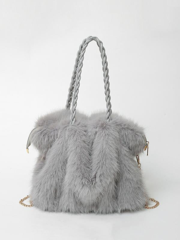 MADELEINE | PLUSH VELVET SHOULDER TOTE Bennet & Stone London