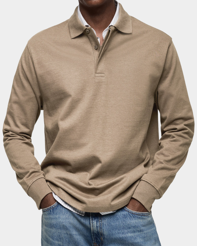 CHARLES | CLASSIC LONG-SLEEVE POLO Bennet & Stone London